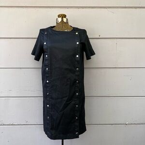 Cop.Copine Iconic Rock n Roll Black Short Sleeve Dress